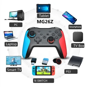 Multi-Platform Wireless Gamepad for Switch, PC, PS3 & Smart TV